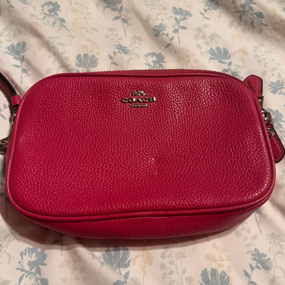 Coach Pink Leather Bag